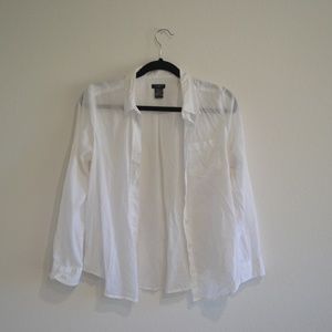 Ann Taylor White Blouse